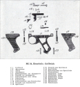 Sperrklinke-Schraubenfeder MG34